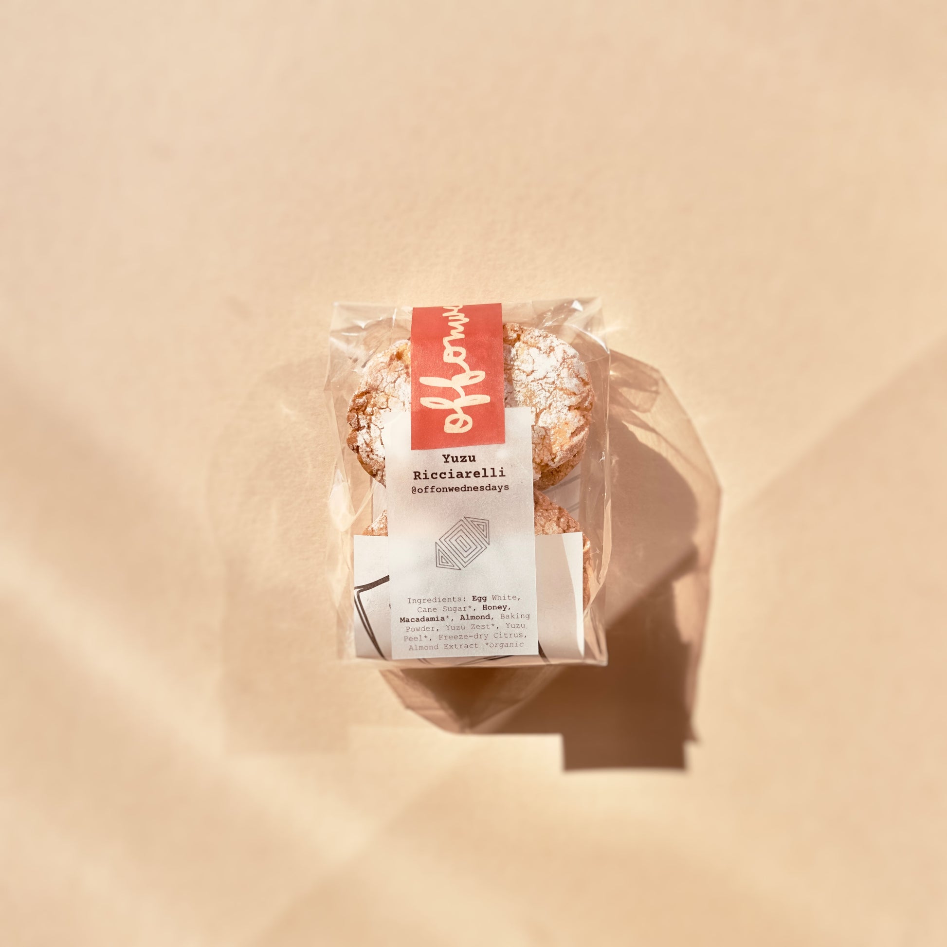 Yuzu Macadamia Ricciarelli