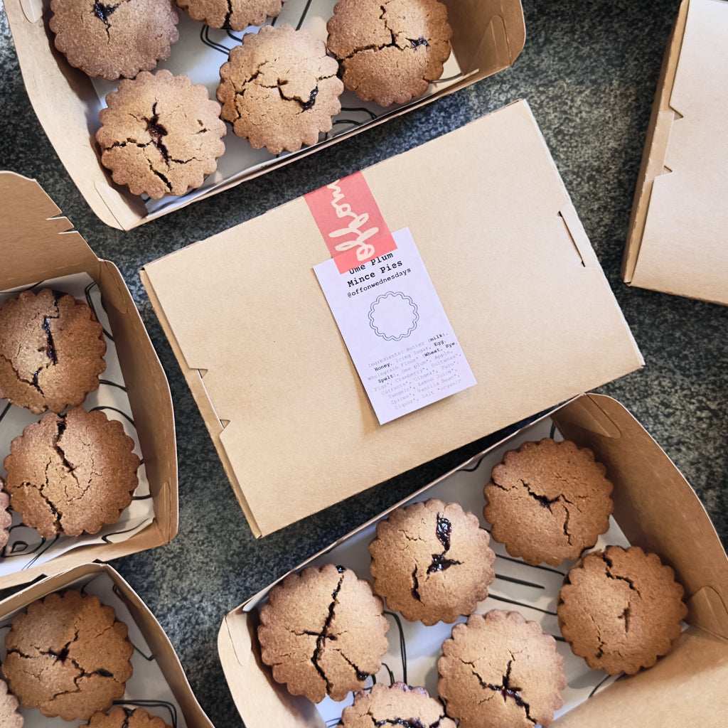 Ume Mince Pie, Box of 6 *PICKUP ONLY* Tuesday Dec 23