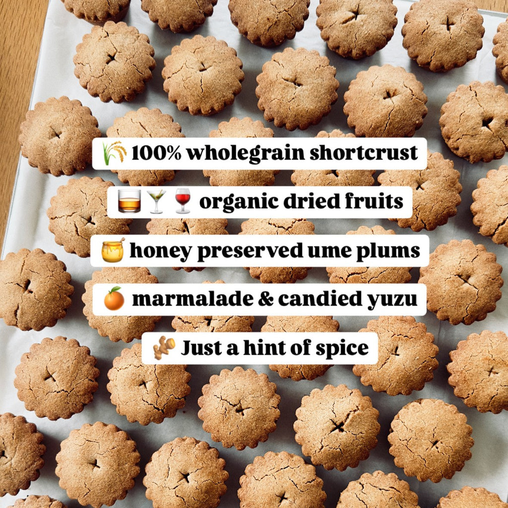 Ume Mince Pie, Box of 6 *PICKUP ONLY* Tuesday Dec 23